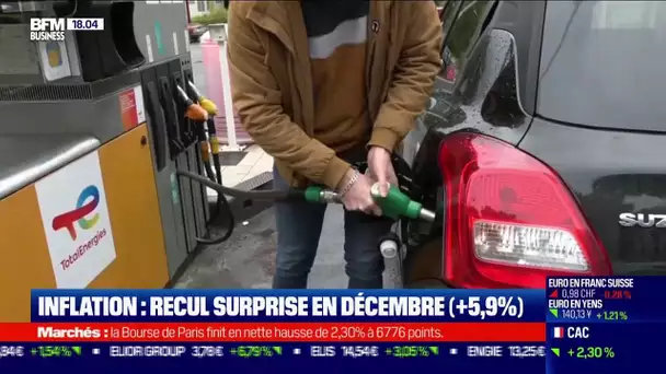 Recul surprise de l'inflation en décembre à (+5,9%)