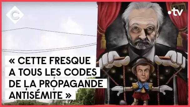 À Avignon, la fresque antisémite de la honte - C à vous - 24/06/2022