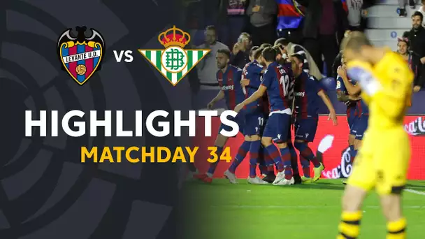 Highlights Levante UD vs Real Betis (4-0)