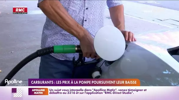 Carburants : les prix à la pompe continuent de baisser