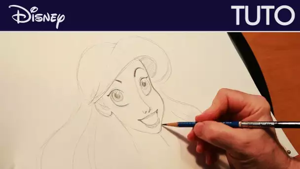 #DessinezavecDisney - Tuto : Ariel la Petite Sirène | Disney