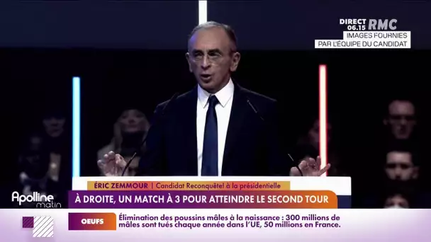 À droite, un match à trois pour atteindre le second tour