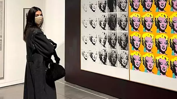 Kendall Jenner visite l'exposition Andy Warhol au Aspen Art Museum !