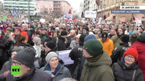 🇩🇪 Allemagne : vague de protestations contre l'AfD