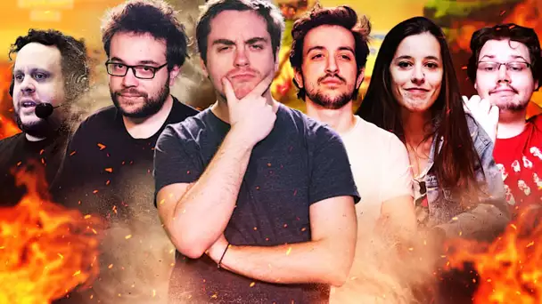 LE REWIND DE TWITCH ! - Worms ft. @Angle Droit, @MrAntoineDaniel, @Etoiles, @Mynthos et @123Lunatic