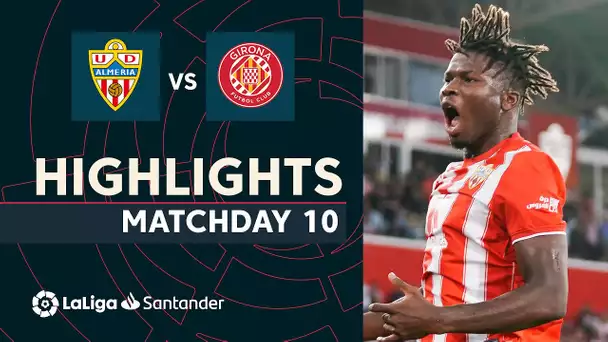 Resumen de UD Almería vs Girona FC (3-2)