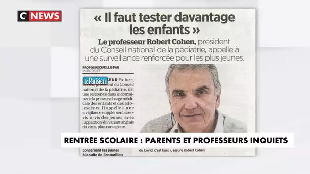 Coronavirus : parents et professeurs inquiets pour la rentrée scolaire