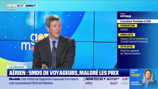 Le débrief de la matinale : Aérien, cinq milliards de voyageurs... malgré les prix