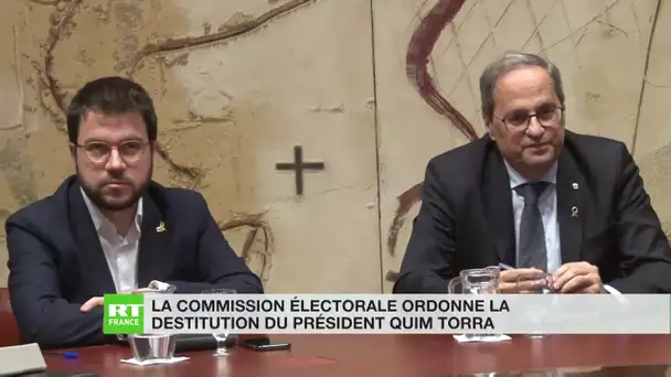 Espagne : la commission électorale ordonne la destitution du président catalan Quim Torra