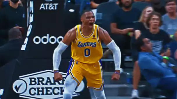 Russ IGNITES the Lakers in OT With HUGE Slam!