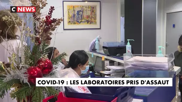 Coronavirus : la ruée dans les laboratoires à la veille de Noël