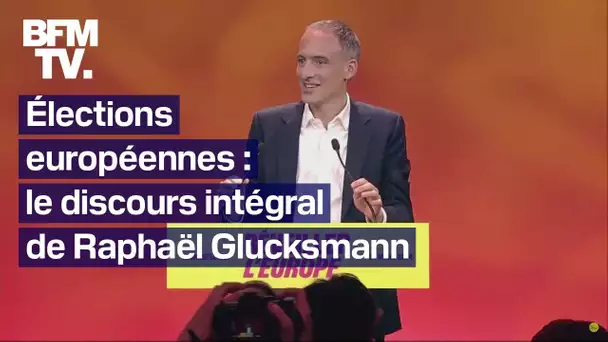 "Notre puissance européenne sera une puissance sociale": le discours intégral de Raphaël Glucksmann