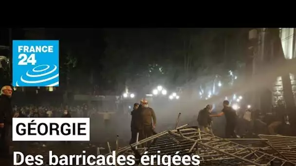 Géorgie : après une intervention musclée de la police, les manifestants érigent des barricades