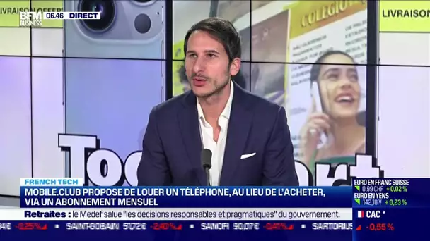 Damien Morin (mobile.club) : mobile.club propose de louer un téléphone via un abonnement mensuel