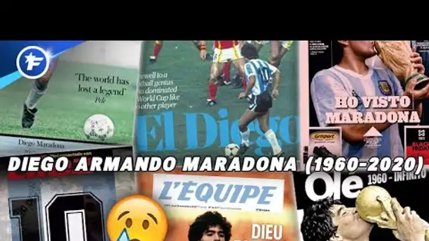 La presse mondiale rend un vibrant hommage au Dieu du foot, Diego Armando Maradona | Revue de presse