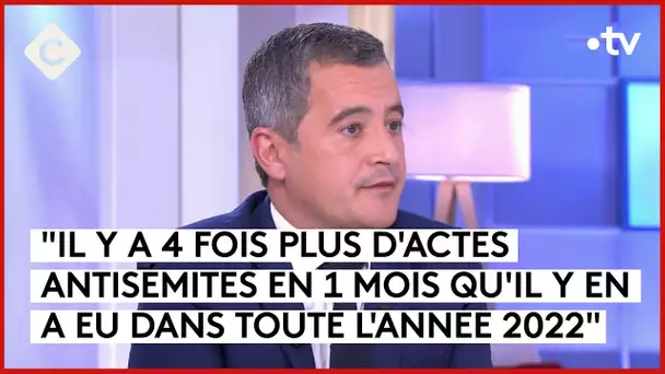 Explosion des actes antisémites en France - Gérald Darmanin - C à vous - 20/11/2023