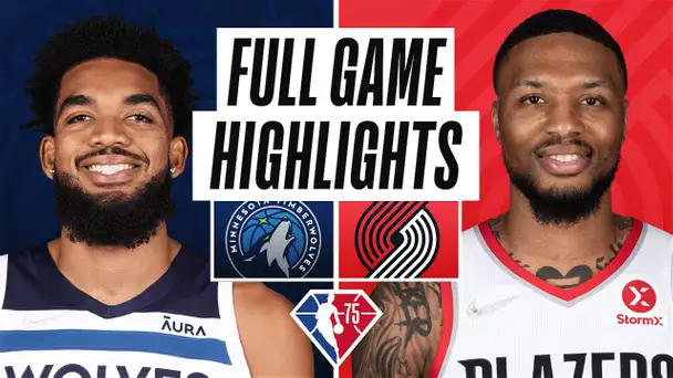 TIMBERWOLVES at TRAIL BLAZERS | FULL GAME HIGHLIGHTS | December 12, 2021