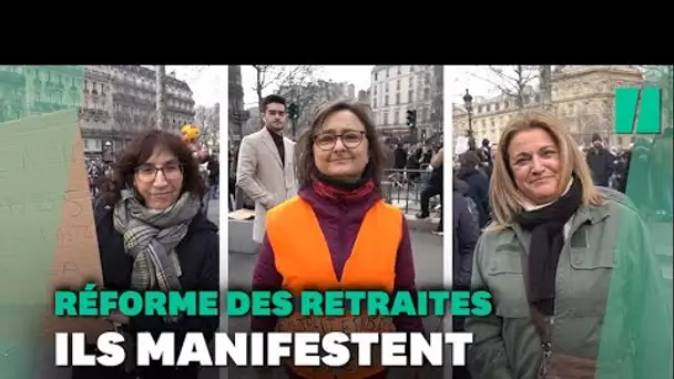 Retraites : ils manifestent pour la première fois contre la réforme