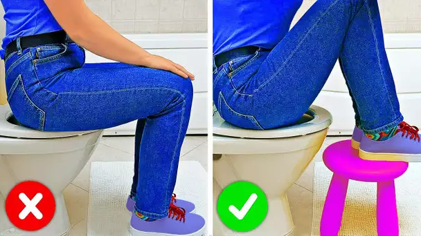 28 Astuces Utiles Pour Les Toilettes Dont tu n'as Jamais Entendu Parler Auparavant