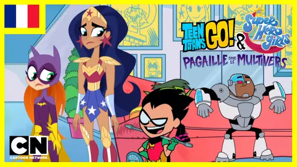 Teen Titans Go & DC super heros Girls ! en français 🇫🇷 | Pagailles dans le multiverse [Extrait 2/2]