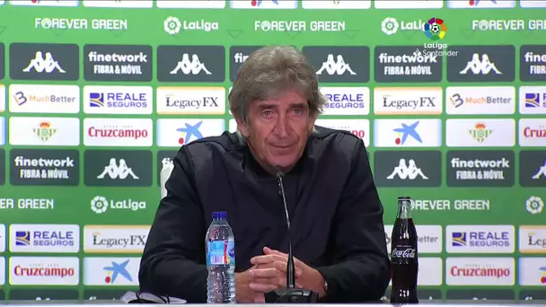 Rueda de prensa Real Betis vs Deportivo Alavés