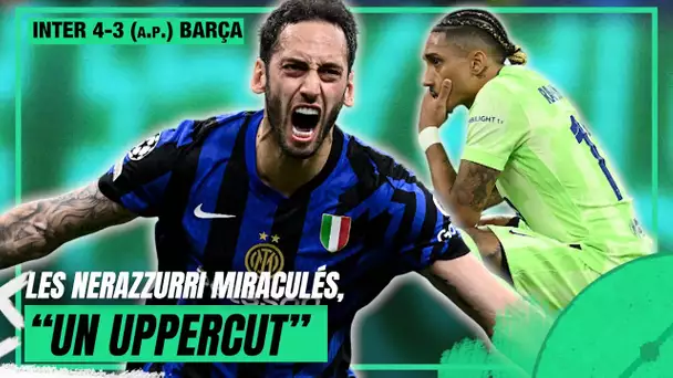 Inter Milan 4-3 (a.p.) Barça: "Un uppercut", Riolo choqué par la combativité des Nerazzurri