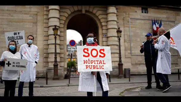Avenir de l'hôpital public : des soignants de toute la France mobilisés à Paris