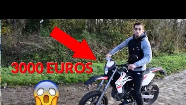 YOUNES VIENT AVEC UNE MOTO CROSS A 3000 EUROS ! OMG 😱