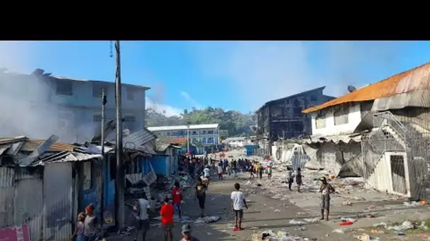 Îles Salomon : tirs de sommation de la police pour disperser des manifestants à Honiara