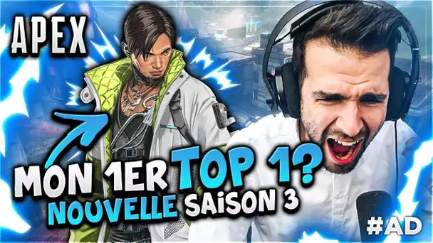 🔥MON PREMIER TOP 1 pour la NOUVELLE SAISON 3 D'APEX avec Crypto ?! #ad