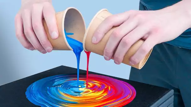 Faire de l'acrylique pouring #2