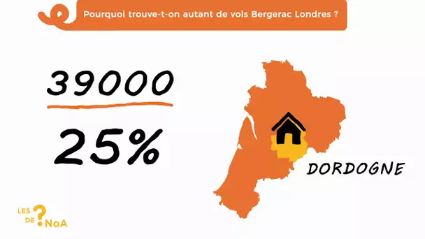 Les ? de Noa #37 : pourquoi trouve-t-on autant de vols Bergerac Londres ?