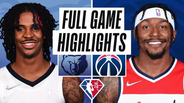 GRIZZLIES at WIZARDS | FULL GAME HIGHLIGHTS | November 5, 2021