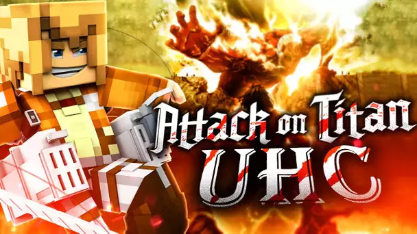 L'ATTAQUE DES TITANS UHC | Je deviens un titan SNK !