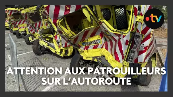 La campagne choc des autoroutes pour sensibiliser à la sécurité des patrouilleurs