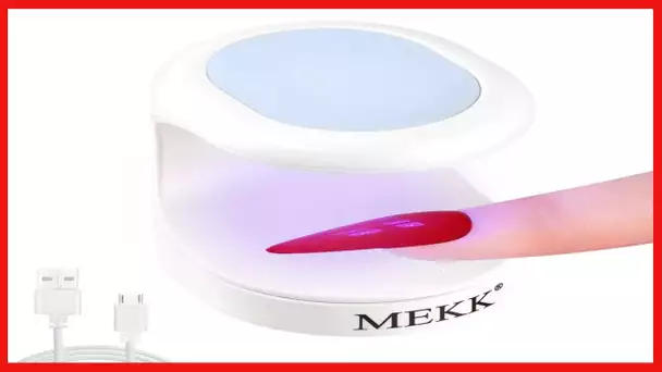 Mini UV Light for Gel Nails MEKK UV Light for Nails Innovative Nail Lamp 16W UV Nail Lamp Portable