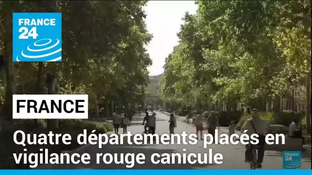 France : quatre départements placés en vigilance rouge canicule • FRANCE 24