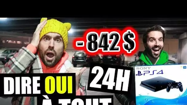 DIRE OUI À TOUT PENDANT 24H (YES MAN CHALLENGE) - HUBY