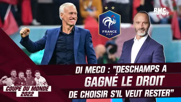 Équipe de France : "Deschamps a gagné le droit de choisir s'il veut rester ou non," estime Di Meco