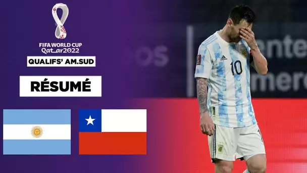 Résumé : Malgré Messi, l'Argentine est accrochée par le Chili