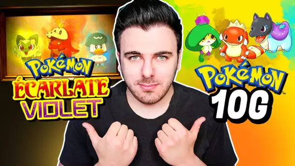 Pokemon 10G avec toutes les REGIONS pour les 30 ans 💥 Pokemon Ecarlate & Violet nouvelles infos 🚨