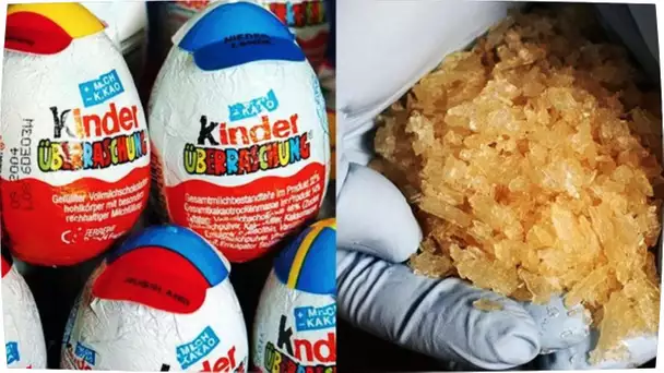 UN ENFANT DE 5 ANS DÉCOUVRE DE LA METH DANS SON KINDER SURPRISE