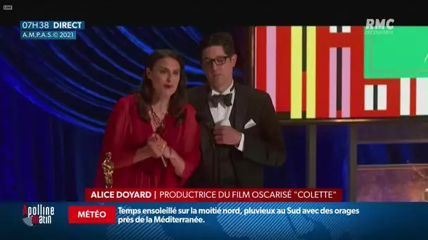 Alice Doyard remporte l’Oscar du meilleur documentaire pour le court-métrage "Colette"