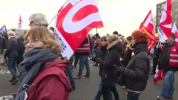 Manifestation contre la réforme des retraites : ce que disent les femmes qui manifestent à Rouen