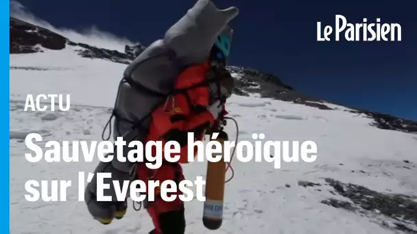 En pleine zone de la mort de l'Everest, un sherpa sauve un alpiniste en le portant pendant 6 heures