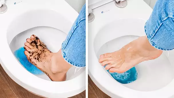 ASTUCES GÉNIALES POUR LA SALLE DE BAIN AFIN D'AMÉLIORER TA VIE