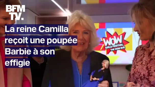 La reine Camilla reçoit une poupée Barbie à son effigie