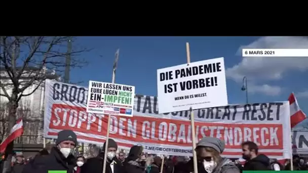 Vienne : manifestation contre les restrictions liées au Covid-19