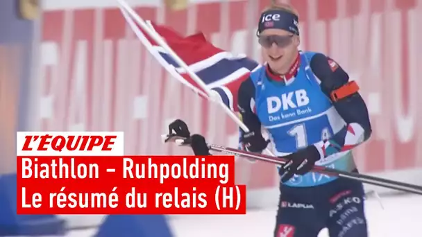 Biathlon 2023 - La Norvège intouchable, la France ferme le podium du relais masculin à Ruhpolding