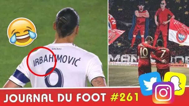 FAIL sur le flocage du maillot d'IBRAHIMOVIC, Robben raccroche...